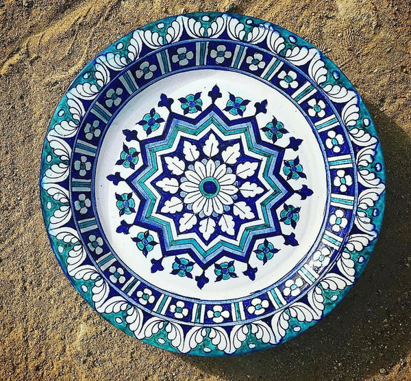 Sea Blue serving platter